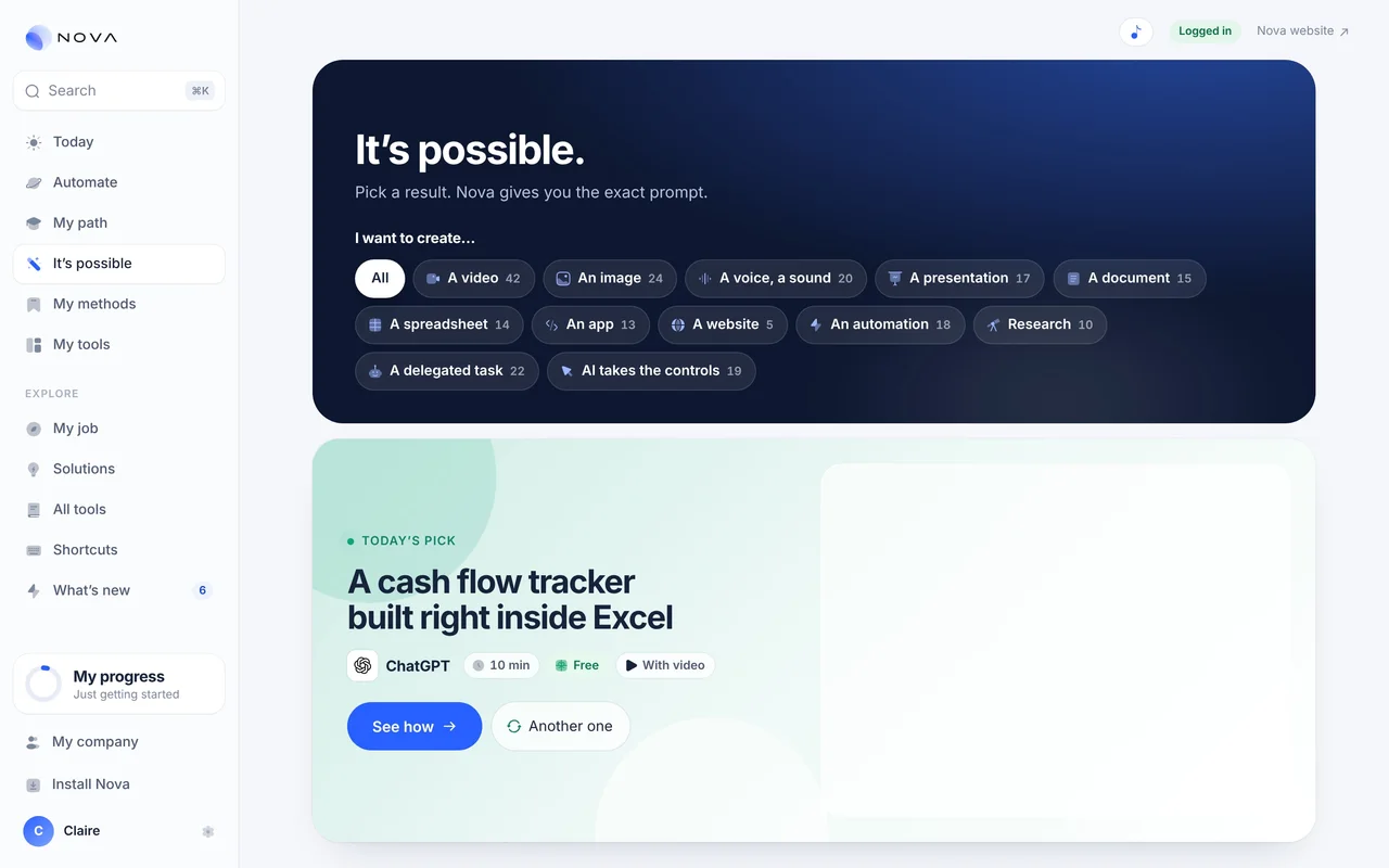 It’s possible: pick a result, get the exact prompt
